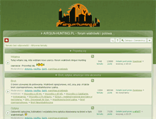 Tablet Screenshot of airgun-hunting.pl